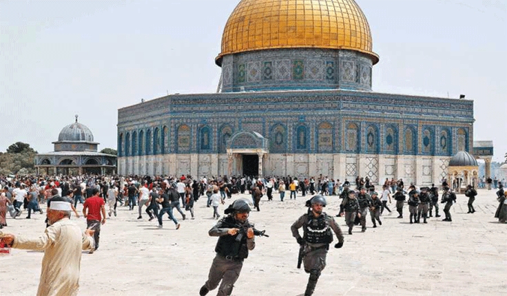 Fattouh condemns the storming of Al-Aqsa Mosque and stresses that national unity is the way to confront the Israeli aggression